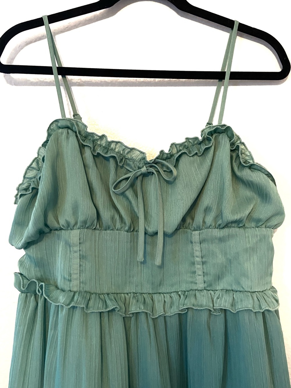 Wild Fable Mini Ruffle Dress Large - Picture 2 of 5